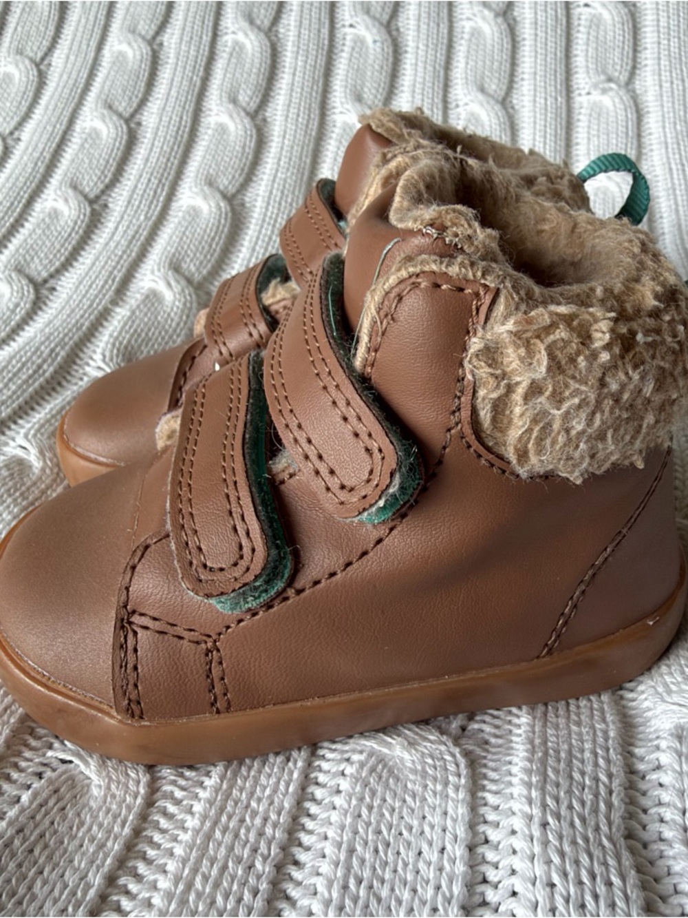 Ten Little Furry High Tops Sneakers First Walkers 4.5 Toddler Shoes Baby Shoes - Picture 3 of 8